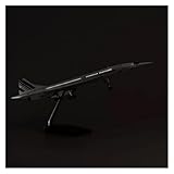 Metallflugzeugmodell Maßstab 1:125 Für Air France Concorde Airlines Harzflugzeug 2025 Mit Licht Und Rädern Spielzeugsammlung Fans Sammeln Oder Verschenken(with Light)