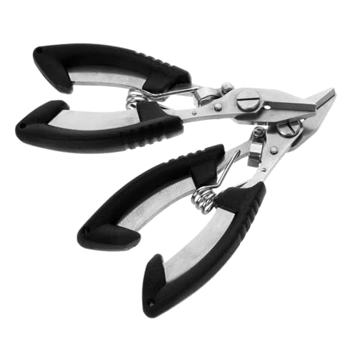 POPETPOP 2piezas Alicates para Línea De Pesca Tijeras De Anilla Partida Removedor De Anzuelos Herramientas De Pesca