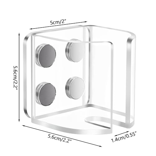Hamster Wasserspender Ständer, 1 Stuck Magnetische Hamster Trinkflasche Halterung, Acryl Wasserflaschenhalter für Zwerghamster, Goldhamster, Ratten, Mäuse, Igel, Rennmäuse und Kleintiere