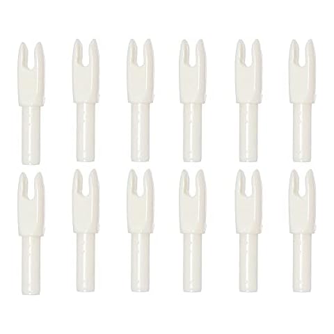 ANCLLO 12pcs Plastic Archery Arrow Nocks Cover