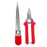 Artibetter 2stücke Rattan Reparaturset Mit Pickel Und Schere Korbflechter Werkzeugset Für Weidengeflecht Reparatur Rattan-Pick Und Schere Für DIY-korbherstellung Und Möbelreparatur