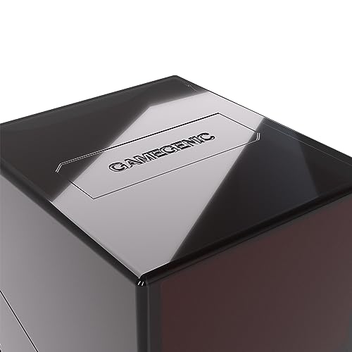 Gamegenic Bastion 100+ XL Deck Box - Compact, Secure, and Perfectly Organized for Your Trading Cards! Safely Protects 100+ Double-Sleeved Cards, Black Color, Made by Gamegenic - Image 4