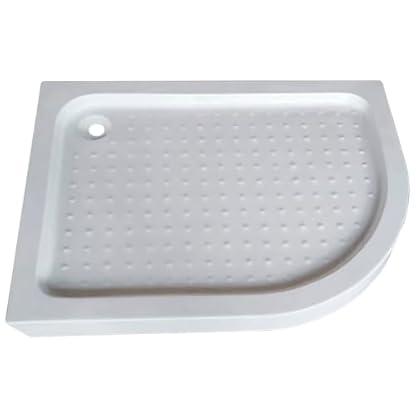 ZXDRYBHD Acryl Duschtasse Set, Duschwanne 120x90 mit Verstellbaren Füßen, Schnellem Ablaufgefälle und Rutschfestigkeit, für Wohnmobil und Badezimmer(120x120/47.2x47.2in)