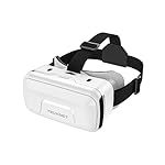 TECKNET VR Headset for Phone, Virtual Reality Headsets with HD 110°FOV Anti-Blue Light Lenses & Adjustable Gears, 3D VR Headset for Kids Compatible iPhone Samsung Android 4.7-7.2"
