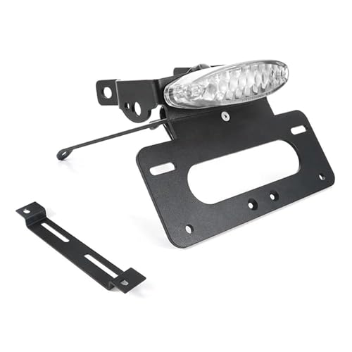 POLOFZFGKZ Für Husqvarna 701 Enduro 701 Supermoto 2016–2024 Kennzeichenhalter Hinten Kotflügelentferner Motorrad Kennzeichenhalter(Weiß)