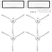 Produktbild Rebirthcare 11 Pack Ersatzteile Kompatibel with Xiaomi Roborock S5 Max S50 S51 S55 S6 S60 S65 S6 MaxV S6 Pure Mi Mijia Roboterstaubsauger Hepa Filter Seitenbürsten Staubsauger Zubehör