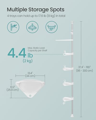 Lista de Estantes para ducha comprados en linea. 30 Estantes para ducha marca SONGMICS (3)
