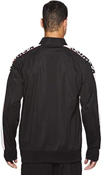 K-Swiss Men's Full Zip Up Track Jacket - Long Sleeve Running