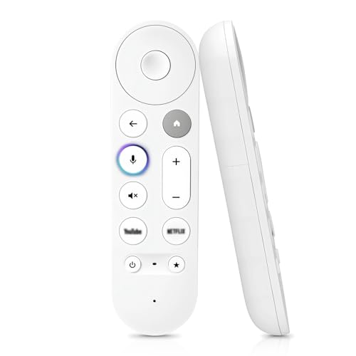 Replacement Voice Remote Control for G-oogle Chromecast 4k Snow Streaming Media Player,Remote for Chromecast with G-oogle TV HD/4K,Voice Remote Controls Replacement