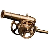 SHINEOFI Statue Décoration Intérieure en Laiton Vintage, Modèle de Petit Obus Rétro, Ornement Décoratif pour Bureau et Meuble TV, Décoration de Table Originale pour Maison et Salon