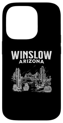 Carcasa para iPhone 14 Pro Vacaciones en Winslow Arizona Cactus Desert