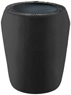 Fitted Kwik-Can Covers for 33 gal and 55 gal Drums - Bundle of 5 (Black, 33 Gallon)
