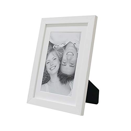 Porta-retratos Insta O Para Fotos 10x15cm Com Pp 13x18cm Ext. 15x21cm Kapos Branco