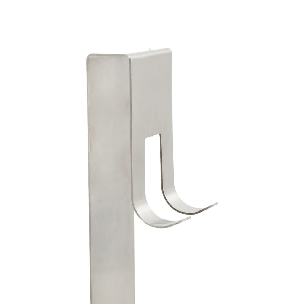 Duschcaddy - Juego de 2 ganchos exteriores para puertas de ducha de hasta 25 mm, 71 cm de altura, 24 x 6,5 x 10 cm, 20 kg