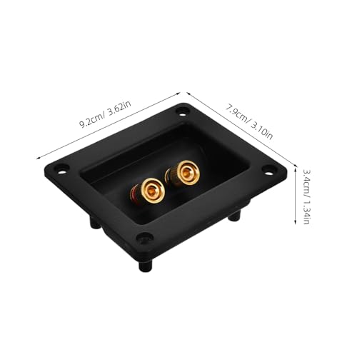 Caja de conexiones de audio con terminal de caja de altavoz de alta fidelidad y aislamiento 2