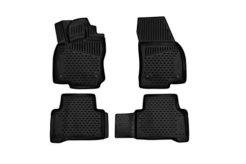 Element Tapis de Sol en Caoutchouc Premium Volkswagen Touran II 2015-2020