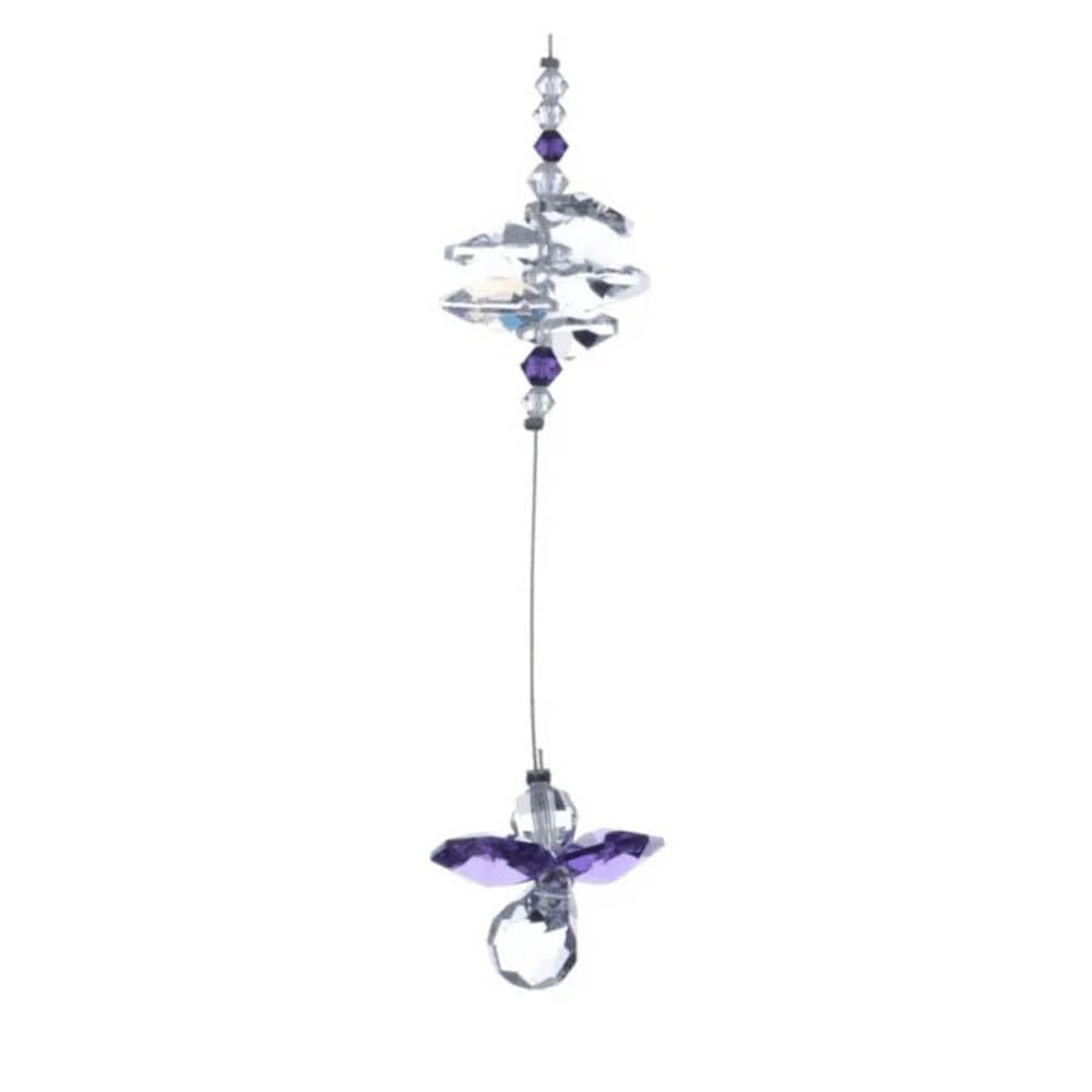 Wild Things Amethyst Cascade Crystal Guardian Angel Suncatcher