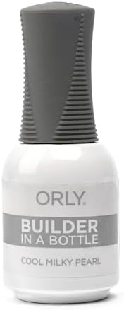 Orly GELFX Builder in a Bottle Colors | Self leveling all-in-one formula for nail extensions (Cool Milky Pearl 0.6 oz)