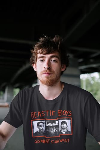 Beastie Boys T Shirt So What Cha Want Adult Black Short Sleeve 90s
