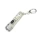 Mini latarka LED, 400 lumenów, mała latarka kieszonkowa, ładowana przez USB, 300 mAh, 10 trybów, wodoszczelna, EDC, breloczek do kluczy z magnesem i lampą UV, do sytuacji awaryjnej, na wędrówki