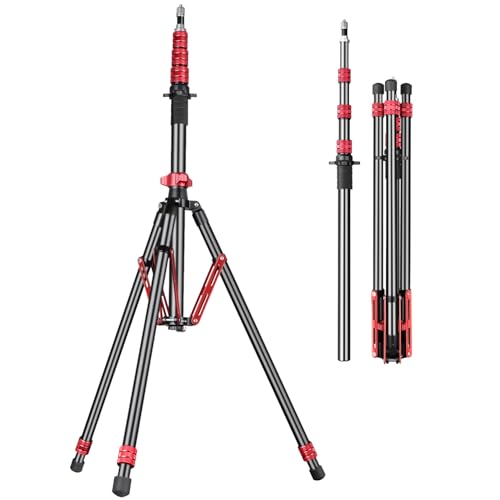 ​FreeSea ライトスタンド 三脚 コンパクト 軽量 アルミニウム合金製 撮影用スタンド 最大260cm 高さ調節可能 三脚スタンド ソフトボックス/Speedliteフラッシュ対応 収納バッグ付き​
