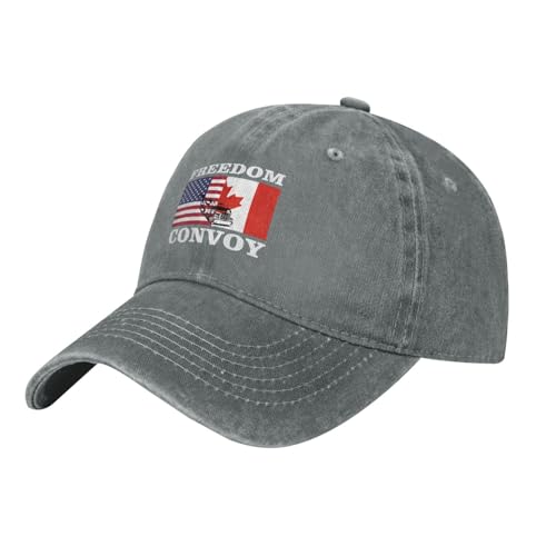 Gorras Trucker Convoy De La Libertad Trucker Cap Cierre De Hebilla Gorra De Visera Algodón Gorra para Sport, Tenis, Mujeres