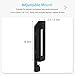 IFCASE Wall, Under Desk Laptop Mount for MacBooks, Surface, Tablets with Cable Holder, Adhesive & Screws in, Anti-Scratch Pads - 24/26/29/31mm Thick (Black)
