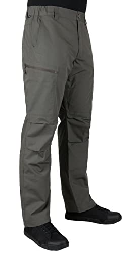 LAPG Men's Core Stealth Cargo Pant, Lightweight Elastic Waistband EDC Pants, Durable Ripstop Cargo Pants for Men