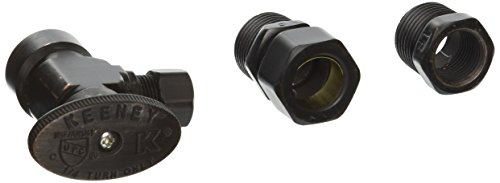 Plumb Pak, Venetian Bronze K2048AVBLF Lead-Free Quarter Turn Angle Valve with 5/8