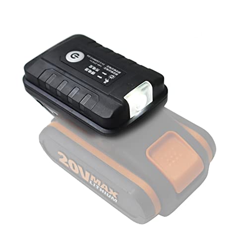 Linterna de camping y carga USB con adaptador AutoSwan de batería 20V 5