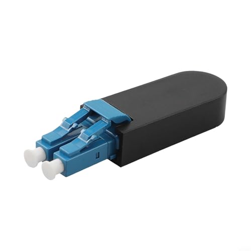 Generic - Adaptateur de boucle à fibre optique LC/UPC pour test de bouclage réseau, connecteur de circulateur multimode monomode avec compatibilité OM1 OM2 OM3 OM4, SM 9/125 mm 50/125 µm (SM 9/125)