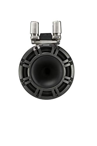 Image of KICKER KMTC9, 9 inch Horn-Loaded Tower System (Pair), 4 Ohm, Charcoal (44KMTC94)
