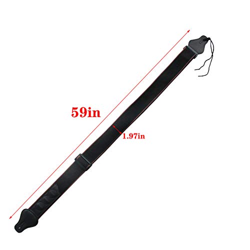 Sangle de Guitare, Courroie de guitare Sangle en Coton cuir avec porte-plectres Pour Guitares Basses, électriques et… - Les Beatles, Paul McCartney, John Lennon, RIngo Starr, George Harrison Sangle de Guitare, Courroie de guitare Sangle en Coton cuir avec porte-plectres Pour Guitares Basses, électriques et… – Image 4