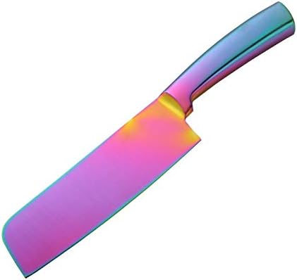 DAXXIN Meat Cleaver,Cleaver Knife, 6.3 inch Stainless Steel Chef Knives Kitchen Utensil Fruit Vegetable Chopping Kitchen Knife Cooking Accessories Kit Cleaver(Gold 1pc)