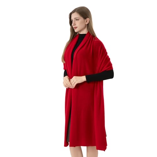 Cashmere Wrap Warm Soft Knitted Scarf Stole for Women Airplane Travel Blanket Shawl 87x28 in Extra Large Pashmina2