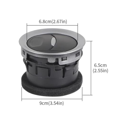 Diffuseur de climatisation Ford Fiesta aération orientable et grille de ventilation stable