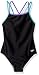 Speedo Criss Cross One Piece Swimsuit, Multi, Size 10
