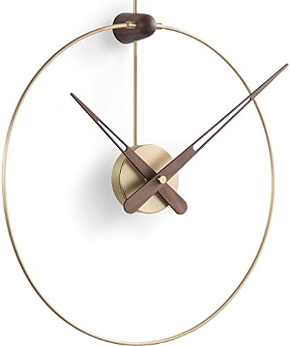 Nomon Micro Anda G Wall Clock | Brass/Walnut