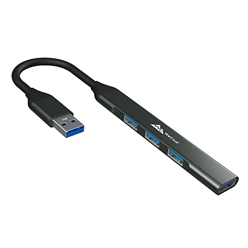 WeCool 4 Ports USB Hub (USB A To 4 USB-A Ports), 3 Ports USB 20 And 1 Port USB 30 For Super High Speed Data Transfer, USB Hub 30 For Pc, Laptop, HDD, Printer, Camera,Keyborad, Mouse For Rs. 358 @ 82% off