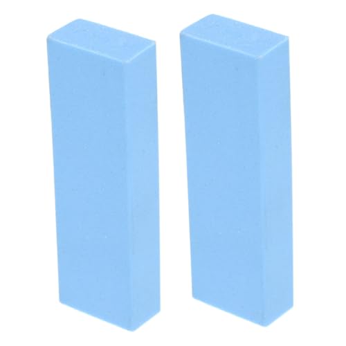 minkissy 2個 消しゴムの掃除 ミニミキサー ダイビングスト 丸い両面テープ 家庭用軽石 ステッカー 装飾 ストーブ用の軽石石を掃除します 軽石の掃除 トイレ軽石 Sky-blue