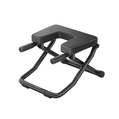 NexaGeniX Tabla de inversión Banco invertido de Yoga, máquina de Parada de Manos Invertida, Equipo de Fitness, artefacto Colgante, Dispositivo invertido Ejercicio(Negro)