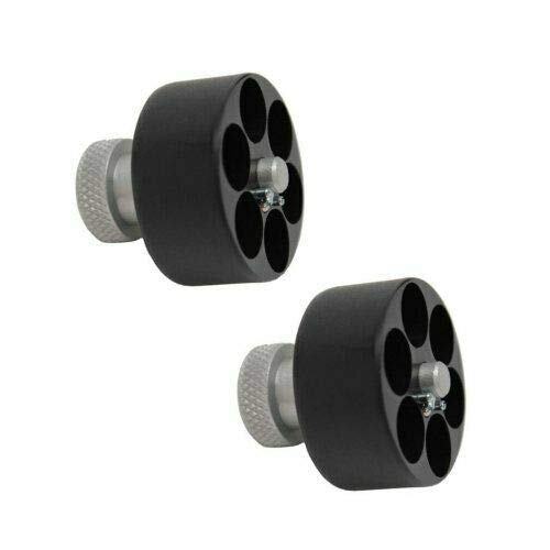 Westlake Market 2-Pack HKS 25-5 Speed Loader for 45 Caliber for S&W 25-5 and for Taurus 45 Raging Bull with Free Sample Patches