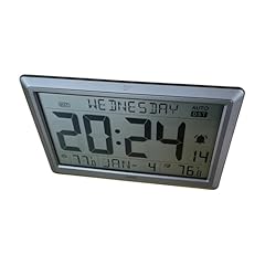 Wall Clock Atomic with Indoor Outdoor Temperature Battery Powered, Easy Reading with 10 . 5 Inch photo Wall Clock Atomic with Indoor Outdoor Temperature Battery Powered, Easy Reading with 10 . 5 Inch