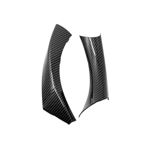 Poignée de porte intérieure pour BMW E90 E91 Série 3 en ABS style carbone noir