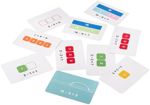 Math for Love Subtraction by Heart | Subtraction Flash Cards for Kids Grades Kโ3 | Visual Spaced Repetition for Fact Mastery | 145 Cards, 3 Decks - 3