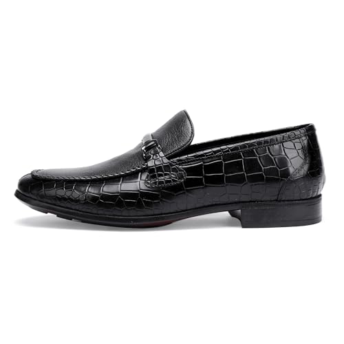 Men's Leather Dress Shoes Classic Slip on Loafers Penny Loafers for Men4