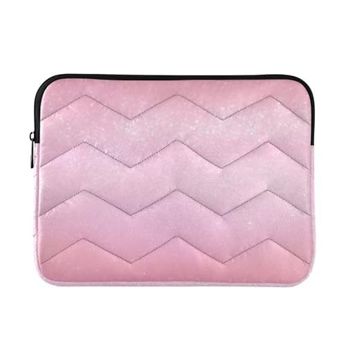 Funda para laptop 13-14 pulgadas resistente al agua rosa