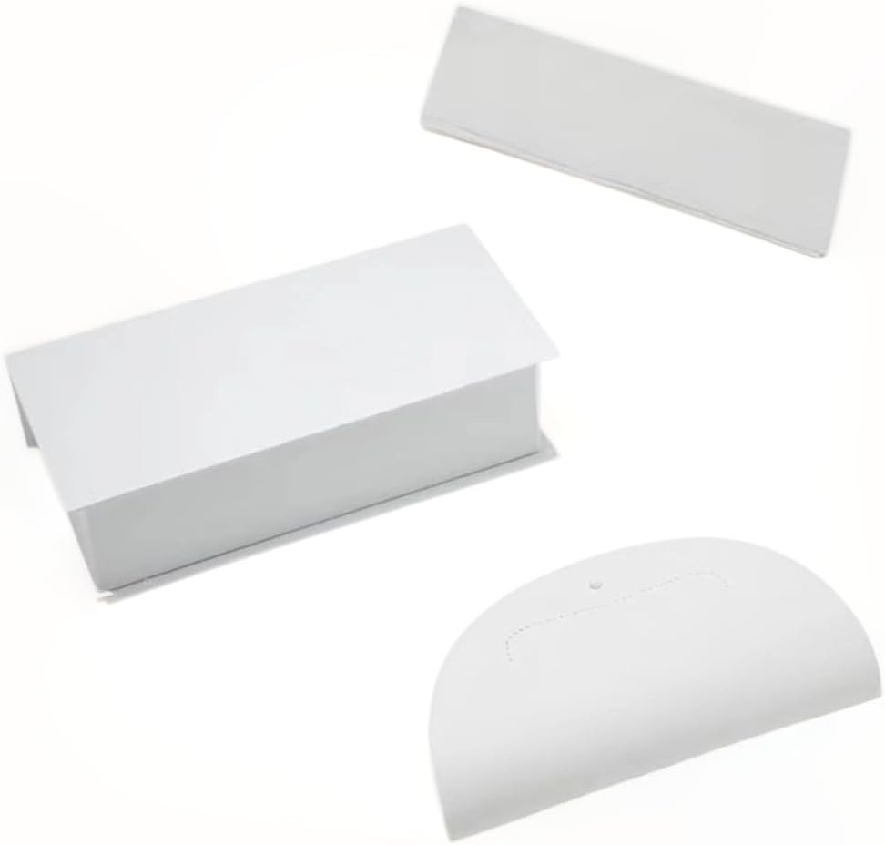 Glasses case soft, sunglasses pouch. Keep your eyewear safe and snug with our soft and quilted eyeglass holder. Easy to use, it's perfect for storing glasses and sunglasses.(white)