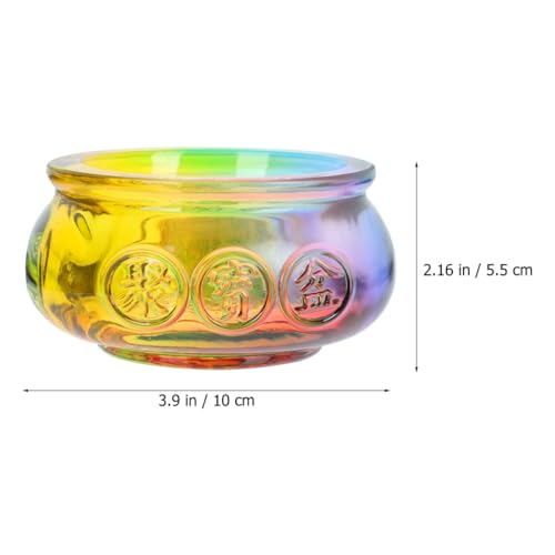 Cuenco dinero de cristal para centro de mesa de primavera en comedor 3