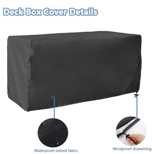 Protector de muebles de patio Oxford 210D gris para terraza 5